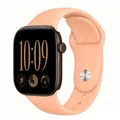 Bracelet silicone pour Apple Watch 38 à 49 mm – Couleur du bracelet cantaloupe