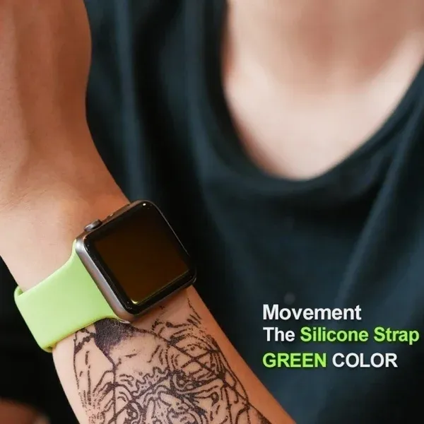 Bracelet silicone pour Apple Watch 38 à 49 mm