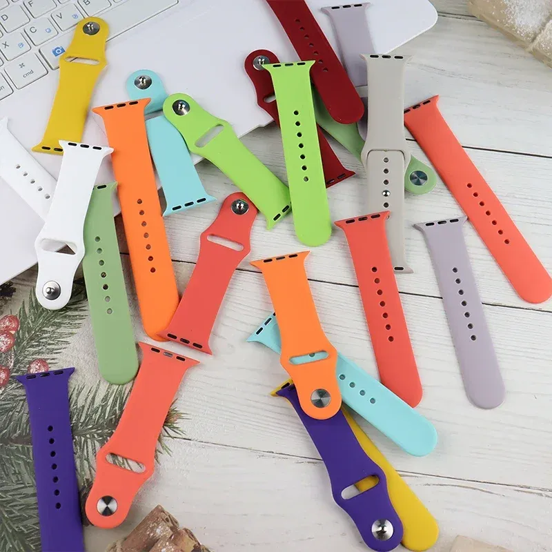Bracelet silicone pour Apple Watch 38 à 49 mm