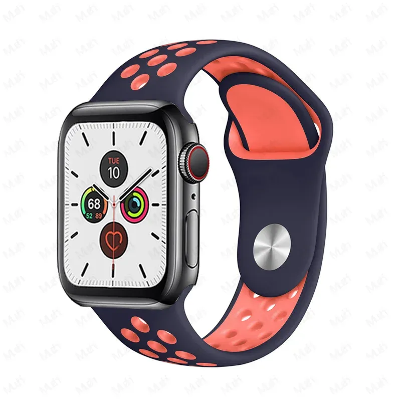 Bracelet silicone pour Apple Watch 38 à 49 mm