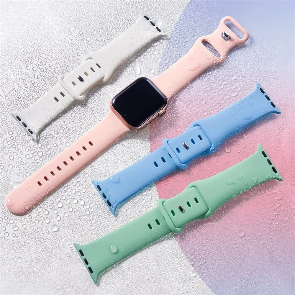 Bracelet silicone pour Apple Watch 38 à 49 mm