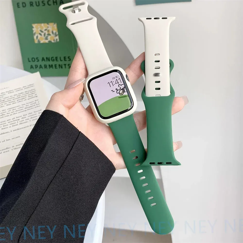 Bracelet silicone pour Apple Watch 38 à 49 mm