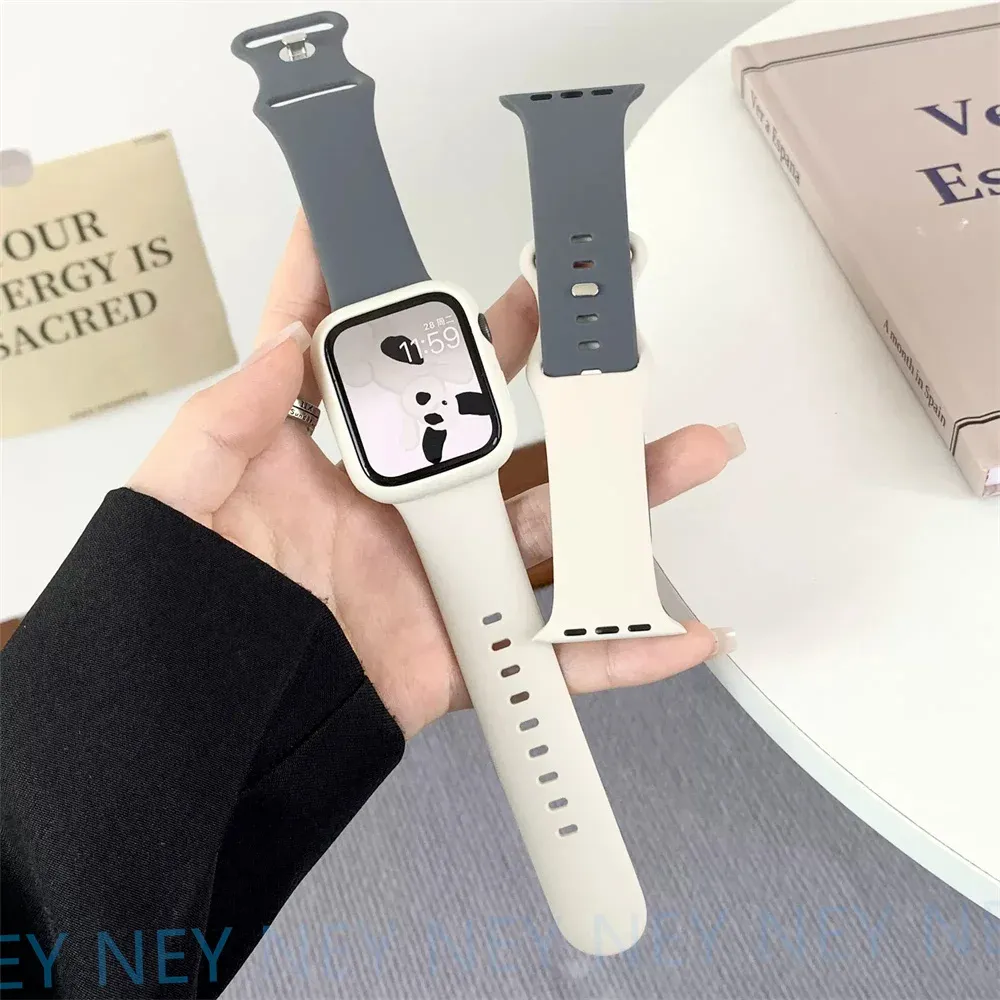 Bracelet silicone pour Apple Watch 38 à 49 mm