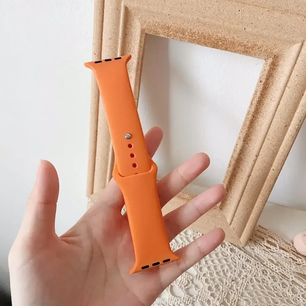 Bracelet silicone pour Apple Watch 38 à 49 mm