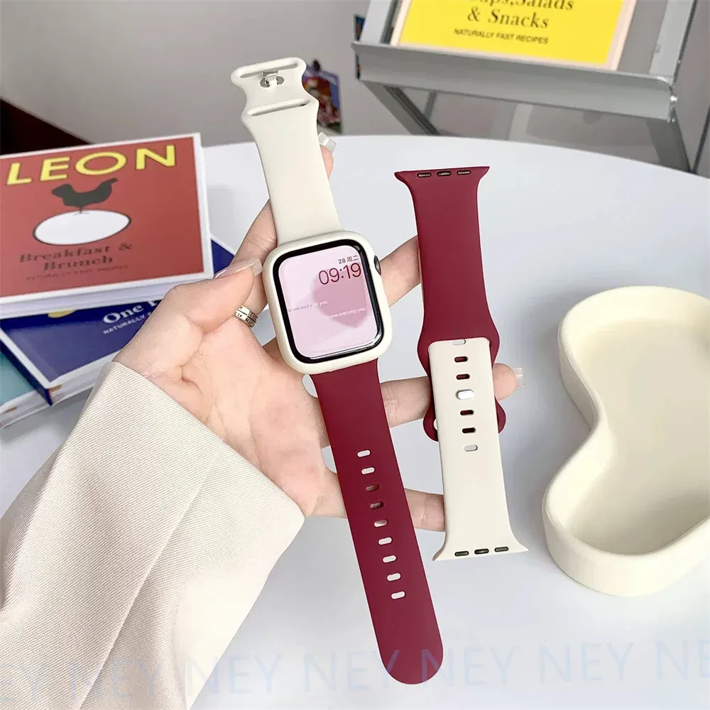 Bracelet silicone pour Apple Watch 38 à 49 mm