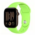 Bracelet silicone pour Apple Watch 38 à 49 mm – Couleur du bracelet Green