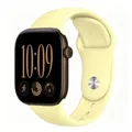 Bracelet silicone pour Apple Watch 38 à 49 mm – Couleur du bracelet Lemon Cream
