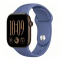 Bracelet silicone pour Apple Watch 38 à 49 mm – Couleur du bracelet Linen Blue
