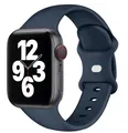 Bracelet silicone pour Apple Watch 38 à 49 mm – Couleur du bracelet midnight blue 06
