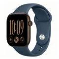 Bracelet silicone pour Apple Watch 38 à 49 mm – Couleur du bracelet Midnight Blue