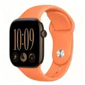 Bracelet silicone pour Apple Watch 38 à 49 mm – Couleur du bracelet Papaya
