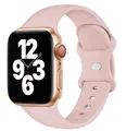 Bracelet silicone pour Apple Watch 38 à 49 mm – Couleur du bracelet Pink sand 03