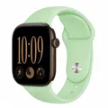 Bracelet silicone pour Apple Watch 38 à 49 mm – Couleur du bracelet pistachio