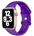 Bracelet silicone pour Apple Watch 38 à 49 mm – Couleur du bracelet Purple 25