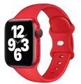 Bracelet silicone pour Apple Watch 38 à 49 mm – Couleur du bracelet Red 01