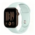 Bracelet silicone pour Apple Watch 38 à 49 mm – Couleur du bracelet Seafoam