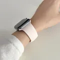 Bracelet silicone pour Apple Watch 38 à 49 mm série 11 SE – Couleur du bracelet 19 sable rose