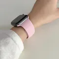 Bracelet silicone pour Apple Watch 38 à 49 mm série 11 SE – Couleur du bracelet 24 roses vintage