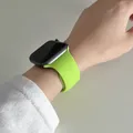 Bracelet silicone pour Apple Watch 38 à 49 mm série 11 SE – Couleur du bracelet 31 vert