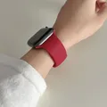 Bracelet silicone pour Apple Watch 38 à 49 mm série 11 SE – Couleur du bracelet 36 roses rouges