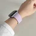 Bracelet silicone pour Apple Watch 38 à 49 mm série 11 SE – Couleur du bracelet 41 lavande