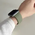 Bracelet silicone pour Apple Watch 38 à 49 mm série 11 SE – Couleur du bracelet 65 kaki