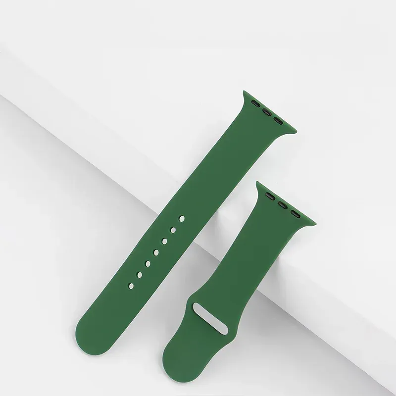 Bracelet silicone pour Apple Watch 38 à 49 mm série 11 SE