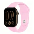 Bracelet silicone pour Apple Watch 38 à 49 mm – Couleur du bracelet Si Pink Sand