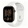 Bracelet silicone pour Apple Watch 38 à 49 mm – Couleur du bracelet White