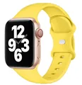 Bracelet silicone pour Apple Watch 38 à 49 mm – Couleur du bracelet Yellow 18