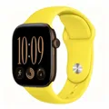 Bracelet silicone pour Apple Watch 38 à 49 mm – Couleur du bracelet Yellow