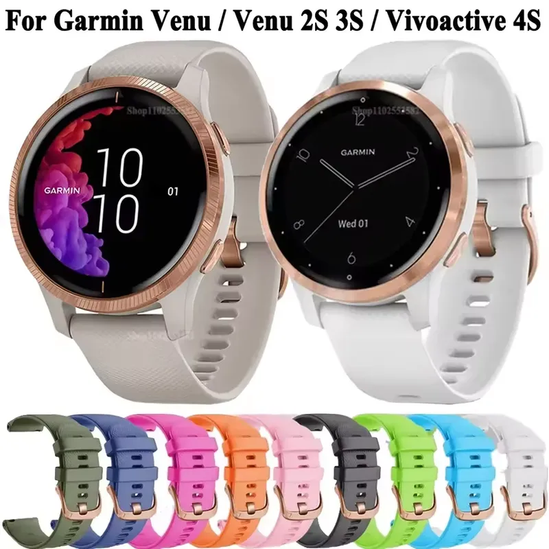 Bracelet silicone pour montre 18 à 20 mm