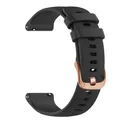 Bracelet silicone pour montre 18 à 20 mm – Couleur du bracelet Black