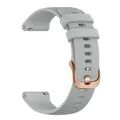 Bracelet silicone pour montre 18 à 20 mm – Couleur du bracelet Gray
