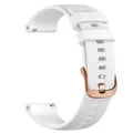 Bracelet silicone pour montre 18 à 20 mm – Couleur du bracelet White