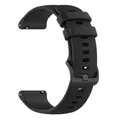 Bracelet silicone pour montre 20 à 22 mm – Couleur du bracelet Black