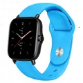 Bracelet silicone pour montre 20 à 22 mm – Couleur du bracelet Blue-24