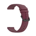 Bracelet silicone pour montre 20 à 22 mm – Couleur du bracelet Claret Red