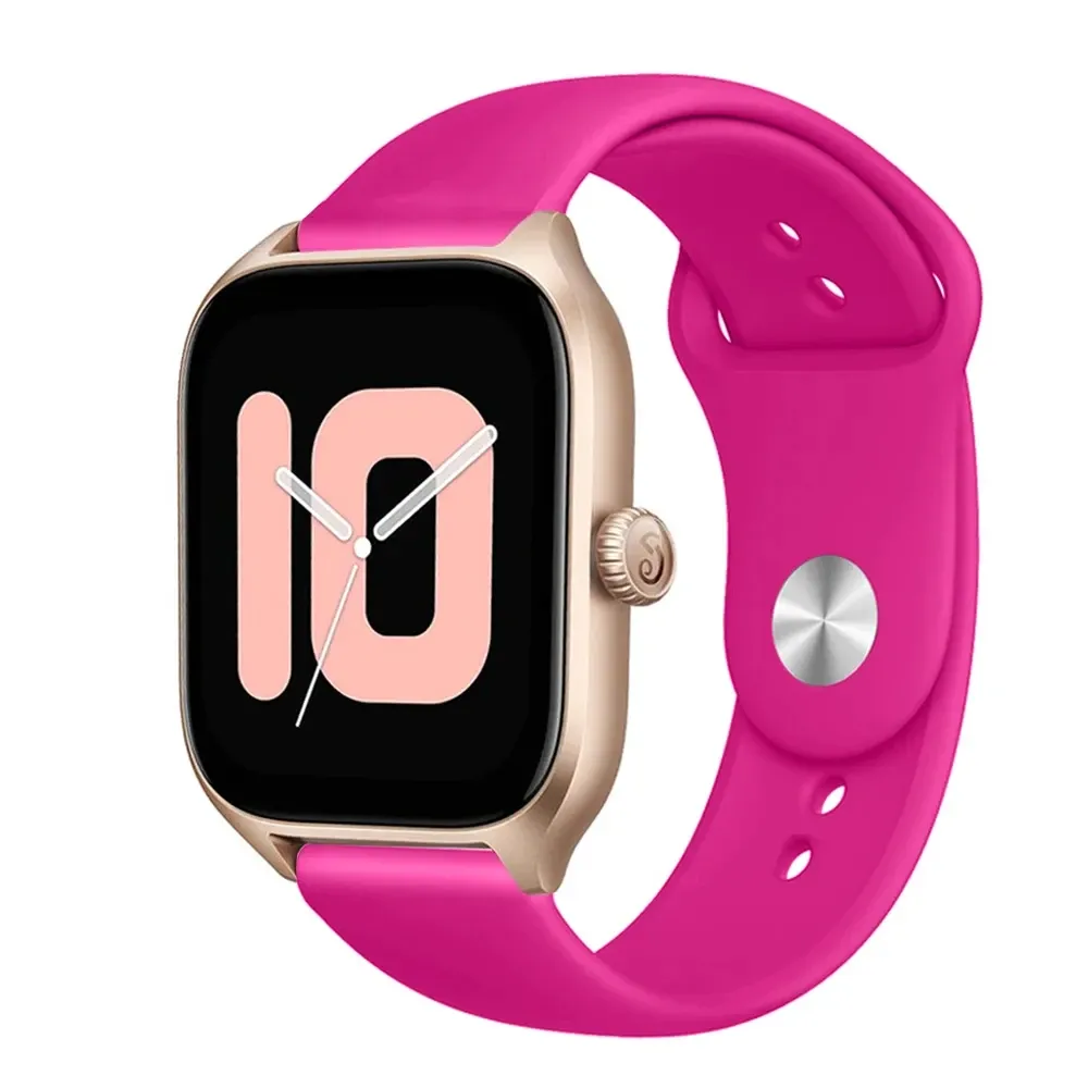 Bracelet silicone pour montre 20 à 22 mm