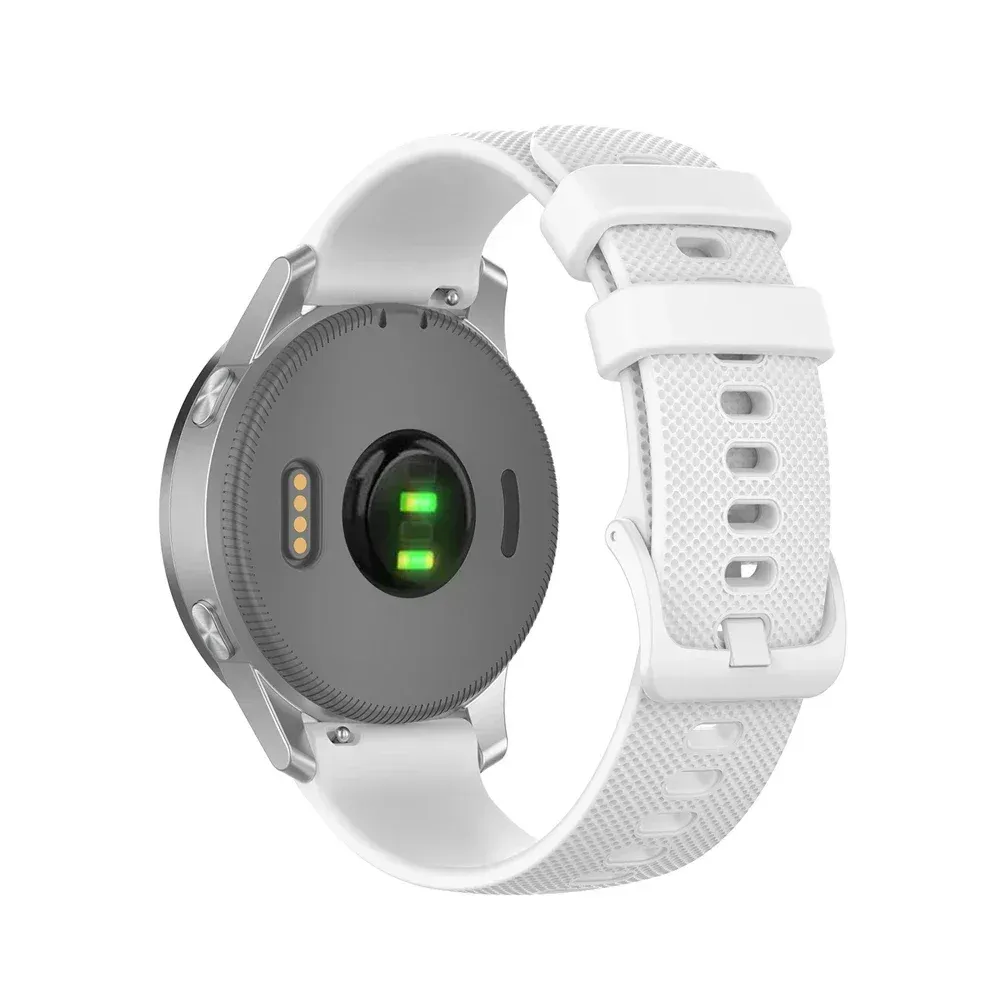 Bracelet silicone pour montre 20 à 22 mm