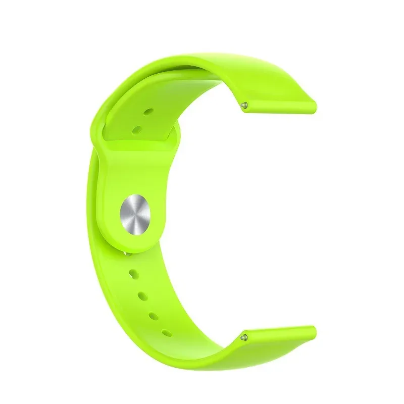Bracelet silicone pour montre 20 à 22 mm