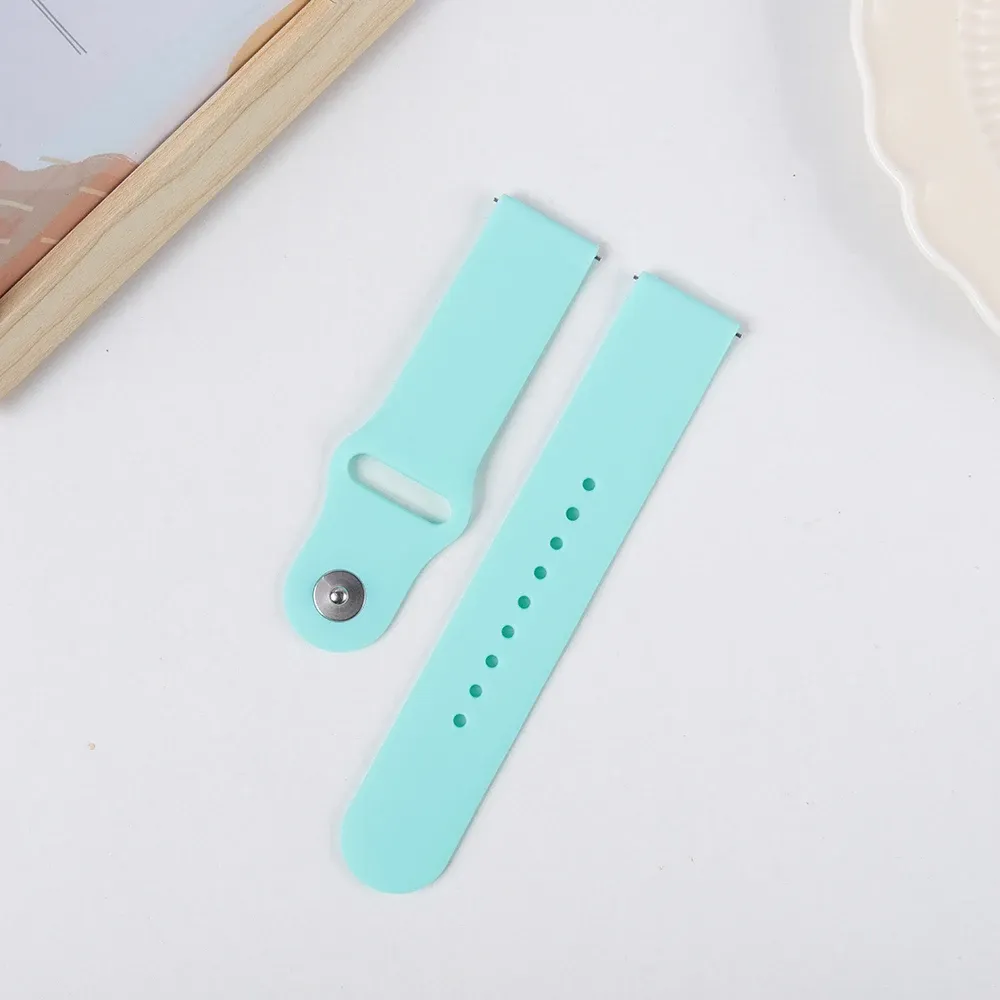 Bracelet silicone pour montre 20 à 22 mm