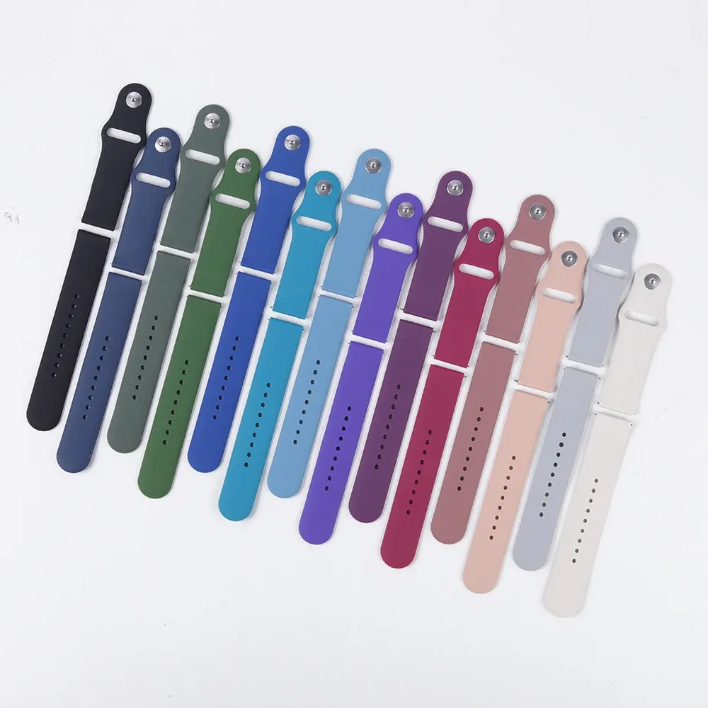 Bracelet silicone pour montre 20 à 22 mm