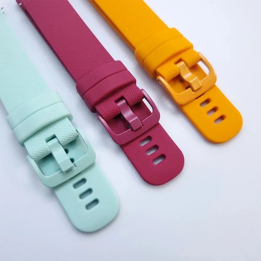 Bracelet silicone pour montre 20 à 22 mm