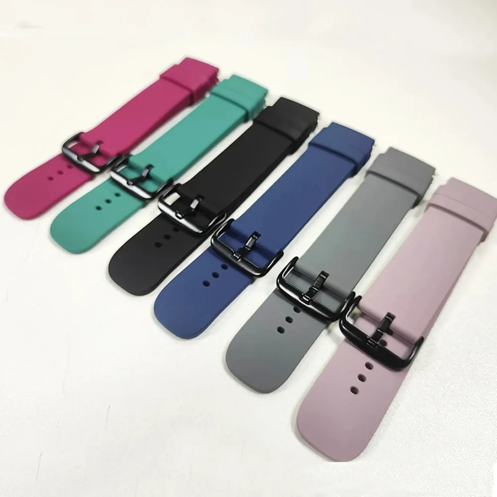 Bracelet silicone pour montre 20 à 22 mm