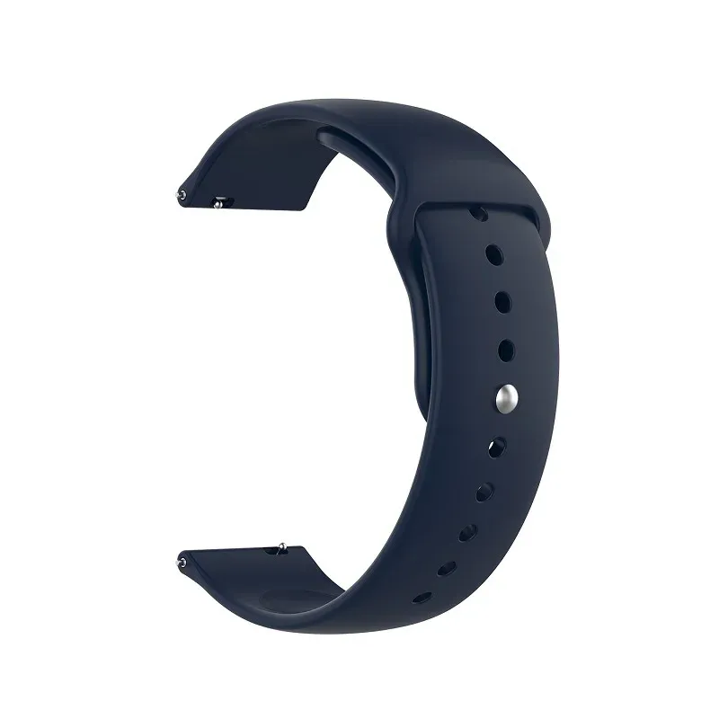 Bracelet silicone pour montre 20 à 22 mm