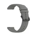 Bracelet silicone pour montre 20 à 22 mm – Couleur du bracelet Dull Grey