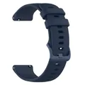 Bracelet silicone pour montre 20 à 22 mm – Couleur du bracelet Midnight Blue
