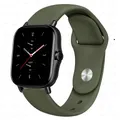 Bracelet silicone pour montre 20 à 22 mm – Couleur du bracelet Olive-22