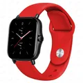 Bracelet silicone pour montre 20 à 22 mm – Couleur du bracelet red-12